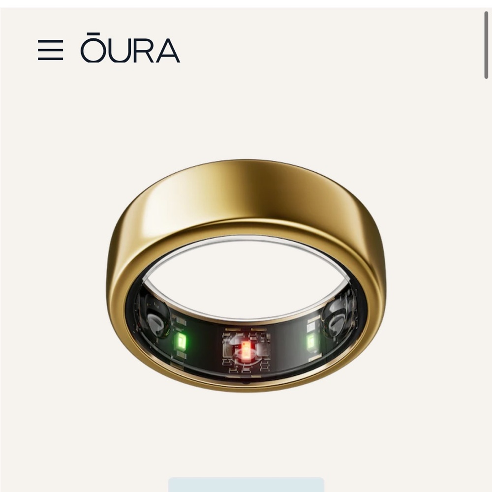 Gold Oura Ring Gen3